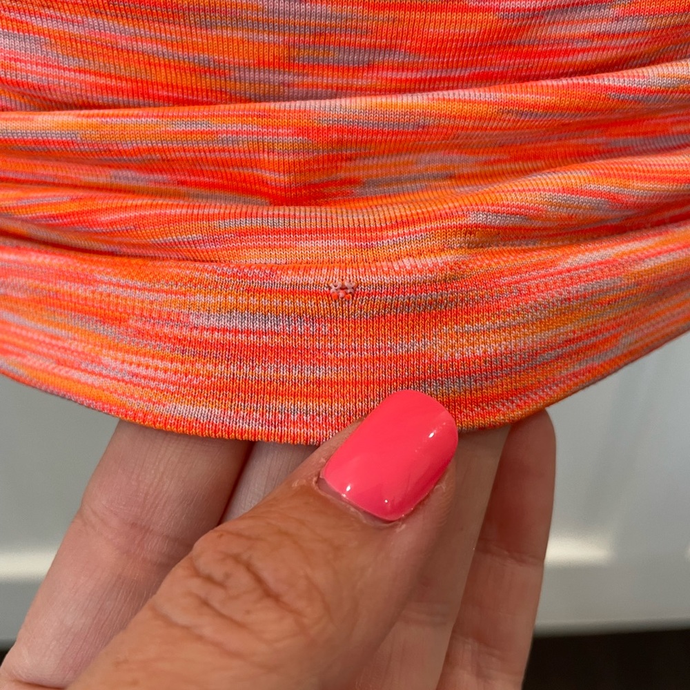 Athleta Orange Razorback Top - Picture 6 of 7
